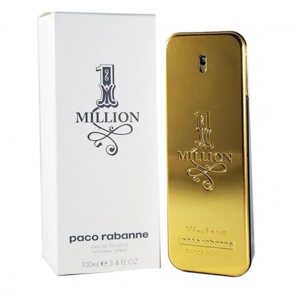 1 Million By Paco Rabanne For Men's Eau De Toilette TESTER 3.4 fl oz 100 ml