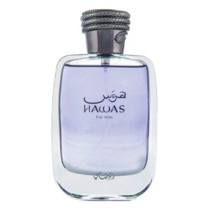 RASASI Hawas For Men Eau De Parfum Spray 100ML (3.4 Oz) - Long Lasting Arabian Perfume, Premium Perfume Men, Ideal for Special Occasions & Daily Elegance, A Bold and Captivating...