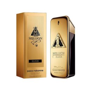 Paco Rabanne 1 Million Elixir Intense Parfum Spray for Men, 6.8 oz | Long-Lasting Cologne with Rose Damascena, Osmanthus, Tonka Bean & Van